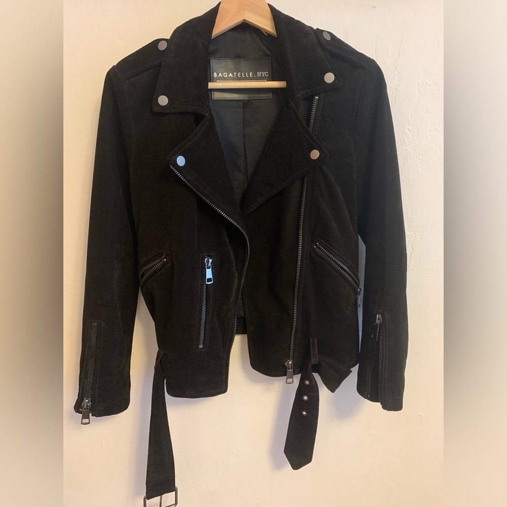 Bagatelle genuine Leather Moto Jacket